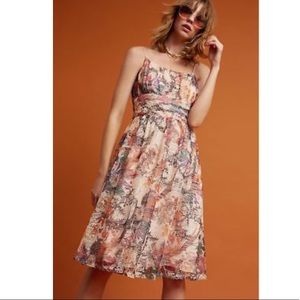 Floral Anthropologie Dress, Size 14 NWT